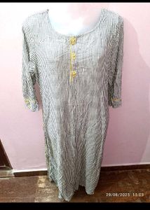 Xxl Striped Kurta