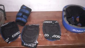 Kids Bike Helmet and Pad Set