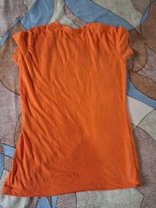 Cute Orange Graphic Tee