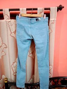 Light Blue Plain Jeans