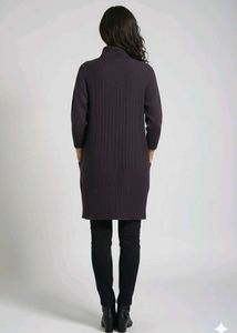 Elegant Turtleneck Sweater Dress