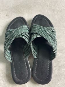 Woven Green Slides