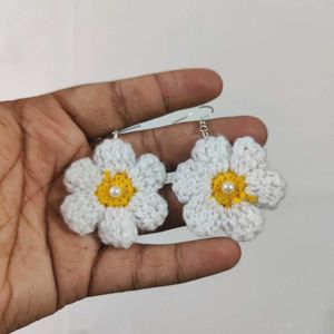 Handmade Crochet Earrings Set