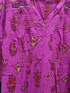 Westside Pink Printed Dress L