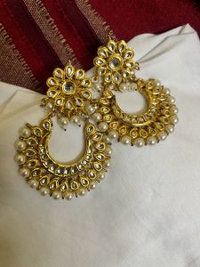 Combo Of Earring And Haath Phool