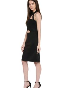 Chic Black Cutout Bodycon Dress