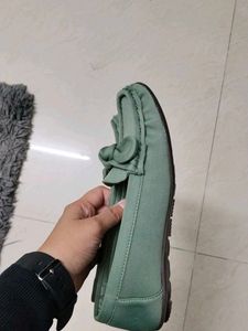 Olive Green Loafer Belly