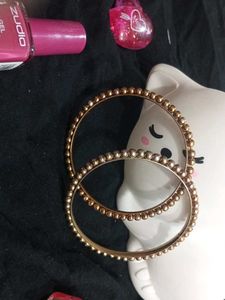 Elegant Gold Bangles - Set of 2