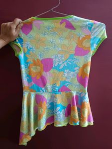 Combo Of Crop Top And Shirt