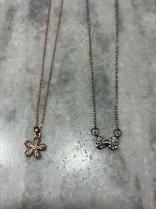 Necklace Set - Flower &amp; Bow Pendants