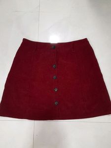 Maroon Skirt