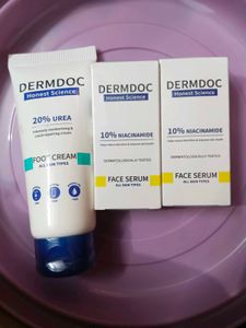 2 Dermdoc Face Serum + 1 Foot Cream