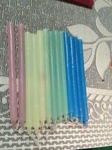 Set-of 12 Colourful Candles..