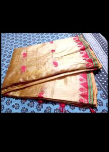 Pure Banarasi Silk Saree With Handloom Sare