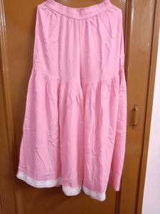 Pink embroidered sharara suit