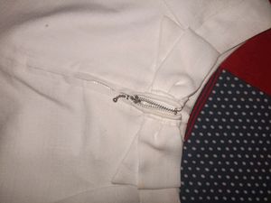 Office White Shorts Cum Skirt Pant