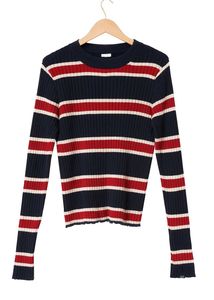 Striped Knit Sweater