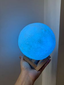 Moon Lamp With Colorful Lights