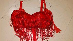 Red ♥️ Lhenga Choli With Dupatta