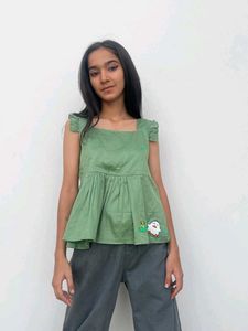 Cute Green Top