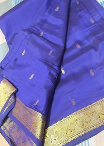 Violet Pattu Saree With Blouse