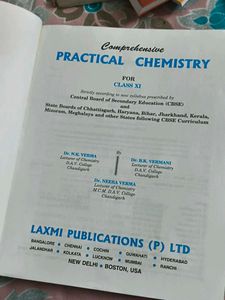 Class XI Chemistry Textbook