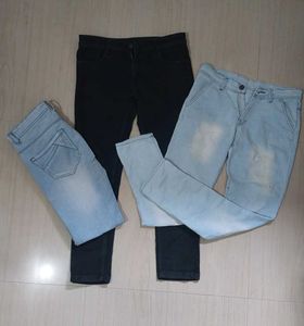 Combo 3 - Black And Blue Jeans