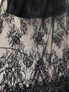 Elegant Black Lace Maxi Skirt