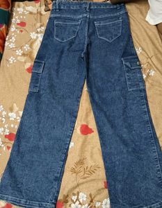Cargo Blue Denim Jeans