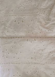 Eyelet Puff Sleeve Crop Top