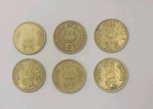🚀₹5 Commrative Coins  Great Men Set