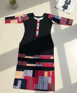 Printed black kurti