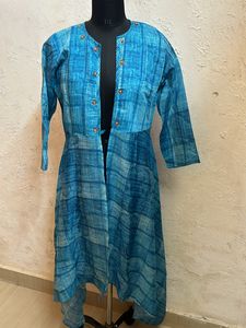 Silk Kurti With Jacket