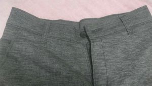 Grey Cropped Pants