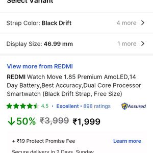 New REDMI Watch Move Sealed Box