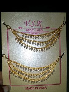 V.S.R Micro Gold Ear Chain