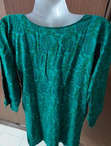 Green Short Kurti