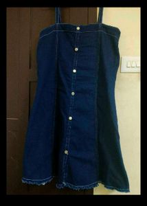Denim Bodycon Mini Dress