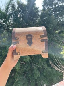Vintage Wooden Treasure Chest
