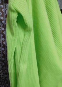 Neon Yellow Long Sleeve Top