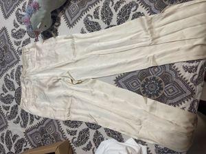 Zara Satin Slit Pants- Limited Time Deal
