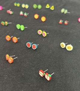 Fruit Earring Set - Sweet and Stylish Accessories!