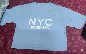 NYC Brooklyn Graphic Crop Tee