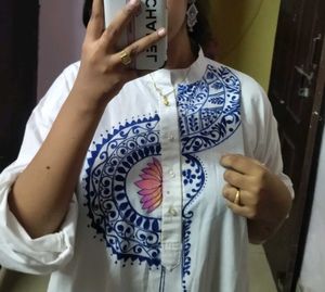 Hand Printed Kurta