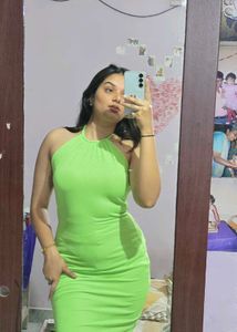 Green Bodycon Mini Dress