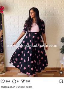 Floral Dress with Shrug