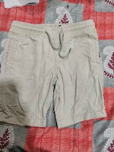 Casual Beige Shorts