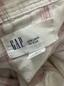 GAP Plaid Linen Blend Tunic
