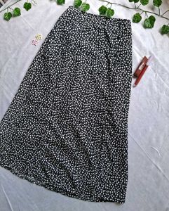 Floral Pinterest Slit Skirt