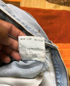 Levis 501 Jeans (Fly Button)